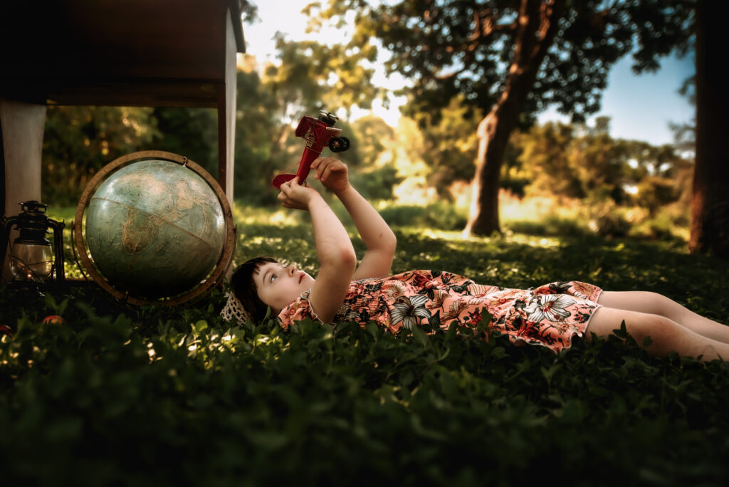 Vintage school photo session